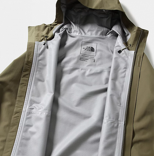 Куртка мужская The North Face Dryzzle FutureLight Burnt Olive Green - Фото 12 большая