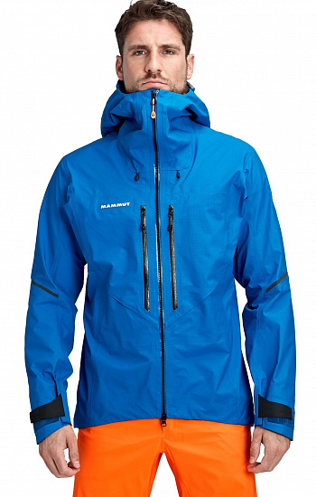 Куртка мужская Mammut Nordwand Advanced HS Hooded Azurit - Фото 6 большая