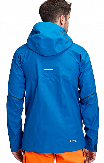 Куртка мужская Mammut Nordwand Advanced HS Hooded Azurit - Фото 7 большая