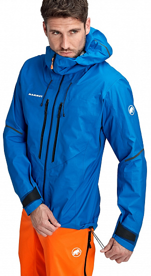 Куртка мужская Mammut Nordwand Advanced HS Hooded Azurit - Фото 8 большая