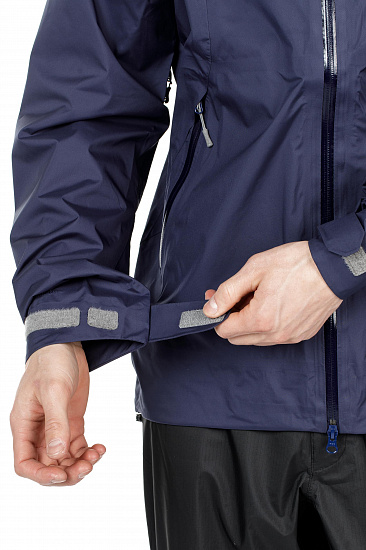 Куртка мужская Bergans Letto Navy/SolidGrey - Фото 5 большая
