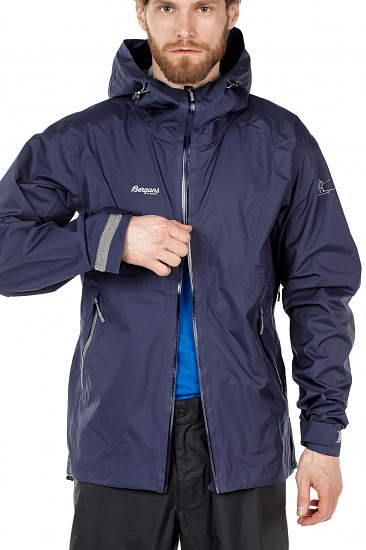 Куртка мужская Bergans Letto Navy/SolidGrey - Фото 7 большая