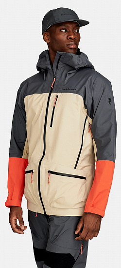 Куртка мужская Peak Performance Vislight C Celsian Beige/Deep E - Фото 4 большая
