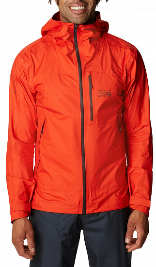 Куртка мужская Mountain Hardwear Exposure 2 Gore-Tex Paclite Plus Fiery Red - Фото 1 большая