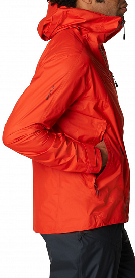 Куртка мужская Mountain Hardwear Exposure 2 Gore-Tex Paclite Plus Fiery Red - Фото 3 большая