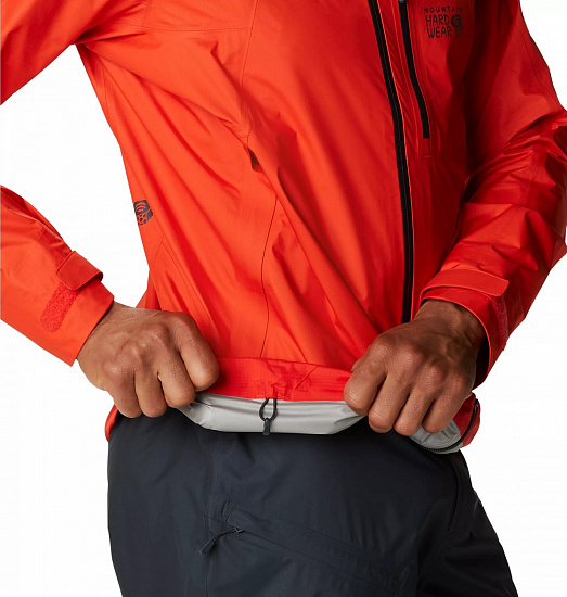 Куртка мужская Mountain Hardwear Exposure 2 Gore-Tex Paclite Plus Fiery Red - Фото 6 большая