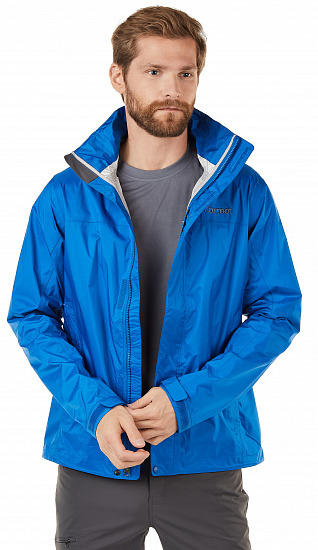 Куртка мужская Marmot PreCip Eco Classic Blue - Фото 3 большая