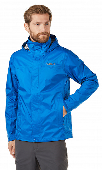 Куртка мужская Marmot PreCip Eco Classic Blue - Фото 5 большая