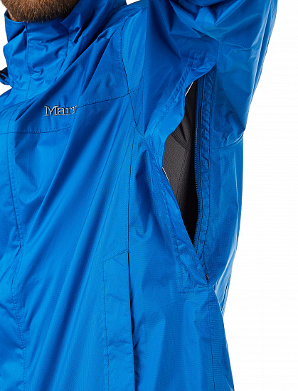 Куртка мужская Marmot PreCip Eco Classic Blue - Фото 7 большая