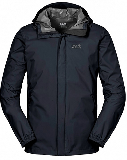 Куртка мужская Jack Wolfskin CLOUDBURST Night Blue - Фото 1 большая