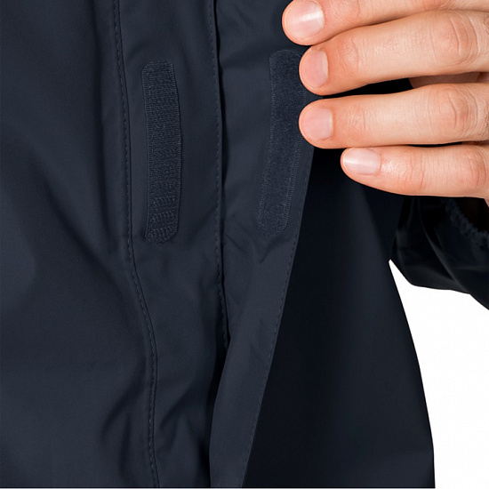 Куртка мужская Jack Wolfskin CLOUDBURST Night Blue - Фото 4 большая