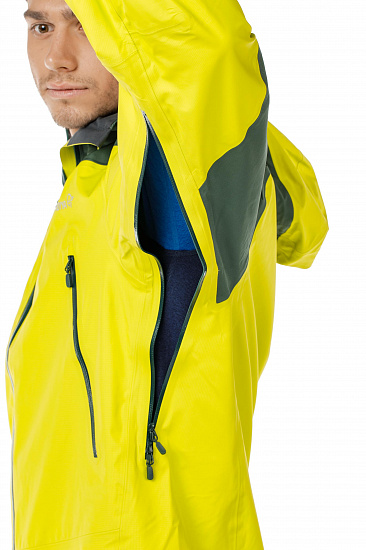 Куртка мужская Norrona Falketind Gore-Tex Sulphur Spring - Фото 6 большая