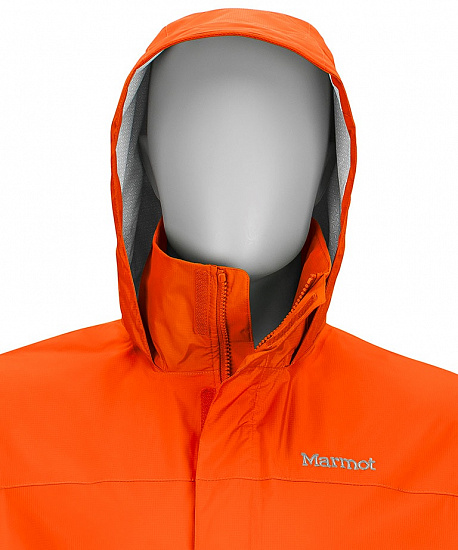 Куртка мужская Marmot Precip Sunset Orange - Фото 3 большая
