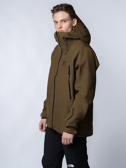 Куртка мужская Kailas Mont-X Dark Brown Green - Фото 3 большая