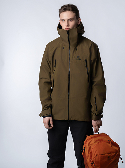 Куртка мужская Kailas Mont-X Dark Brown Green - Фото 4 большая