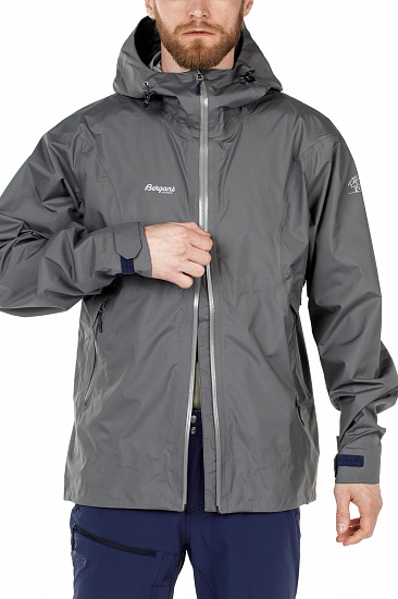Куртка мужская Bergans Letto Graphite/SolidGrey/Navy - Фото 5 большая