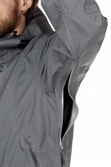 Куртка мужская Bergans Letto Graphite/SolidGrey/Navy - Фото 7 большая