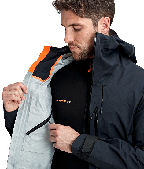 Куртка мужская Mammut Nordwand Advanced HS Hooded Night - Фото 4 большая