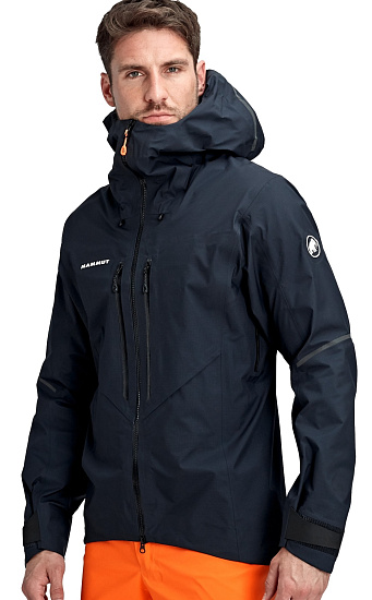 Куртка мужская Mammut Nordwand Advanced HS Hooded Night - Фото 6 большая