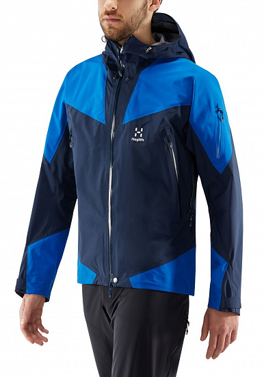 Куртка мужская Haglofs Roc Spire Tarn Blue/Storm Blue - Фото 3 большая
