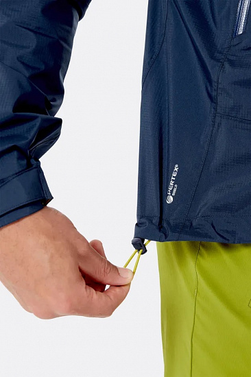 Куртка мужская Rab Downpour Plus 2.0 Deep Ink - Фото 10 большая