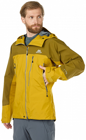 Куртка мужская Mountain Equipment Lhotse  Acid/Fir Green  - Фото 3 большая