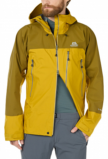 Куртка мужская Mountain Equipment Lhotse  Acid/Fir Green  - Фото 6 большая