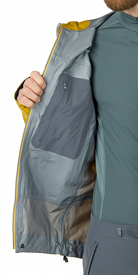 Куртка мужская Mountain Equipment Lhotse  Acid/Fir Green  - Фото 10 большая