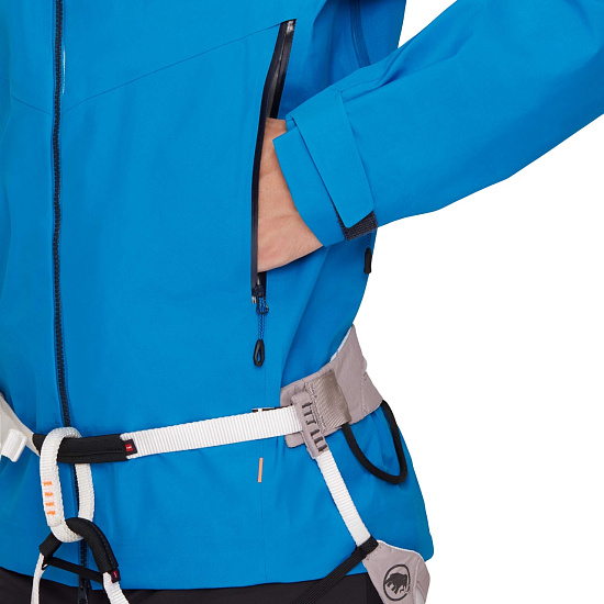 Куртка мужская Mammut Crater IV HS Hooded Glacier Blue - Фото 9 большая