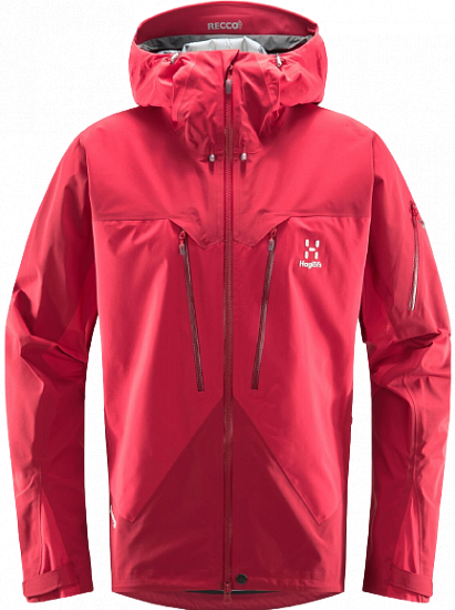Куртка мужская Haglofs Spitz Scarlet Red/Dala Red - Фото 1 большая