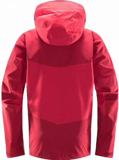 Куртка мужская Haglofs Spitz Scarlet Red/Dala Red - Фото 2 большая