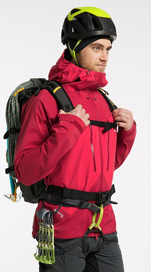 Куртка мужская Haglofs Spitz Scarlet Red/Dala Red - Фото 9 большая