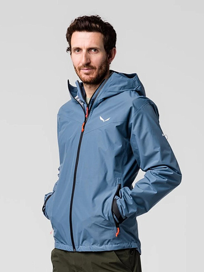 Куртка мужская Salewa Puez 2.5L Java Blue - Фото 3 большая