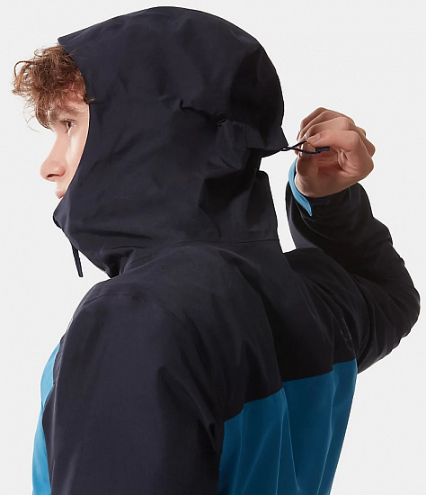 Куртка мужская The North Face Dryzzle Futurelight Aviator Navy/Banff Blue - Фото 9 большая