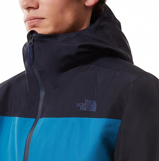 Куртка мужская The North Face Dryzzle Futurelight Aviator Navy/Banff Blue - Фото 10 большая