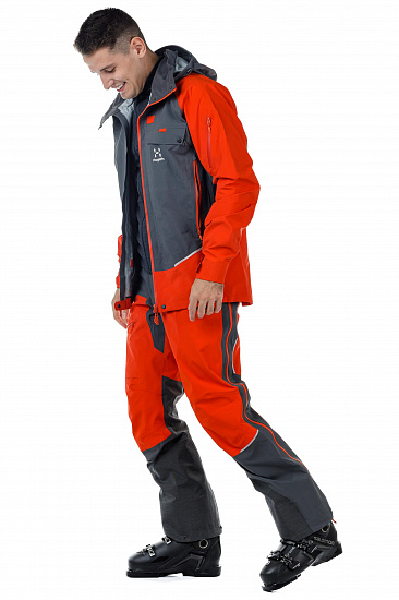 Куртка мужская Haglofs Roc Rescue Habanero/Magnetite - Фото 19 большая