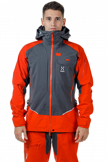 Куртка мужская Haglofs Roc Rescue Habanero/Magnetite - Фото 18 большая