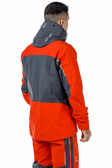 Куртка мужская Haglofs Roc Rescue Habanero/Magnetite - Фото 16 большая