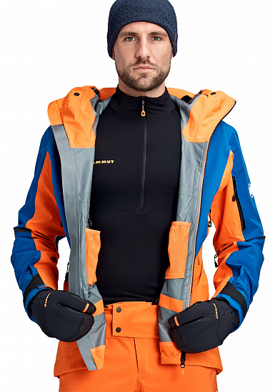 Куртка мужская Mammut Nordwand Pro HS Hooded Arumita/Azurit - Фото 5 большая
