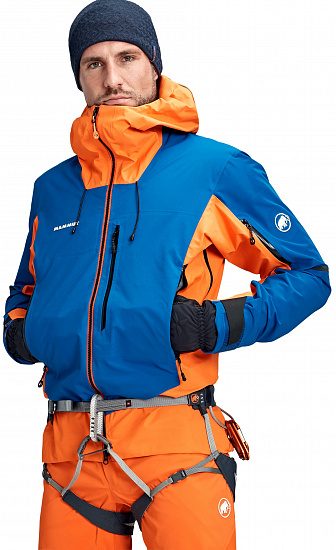Куртка мужская Mammut Nordwand Pro HS Hooded Arumita/Azurit - Фото 8 большая