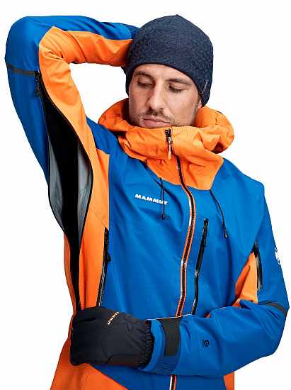 Куртка мужская Mammut Nordwand Pro HS Hooded Arumita/Azurit - Фото 10 большая