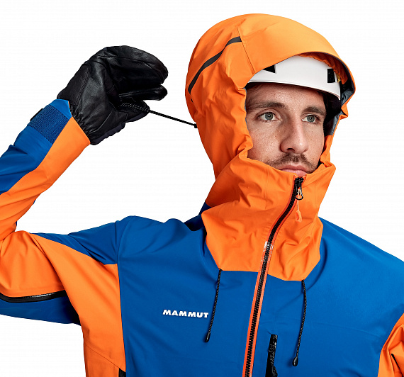 Куртка мужская Mammut Nordwand Pro HS Hooded Arumita/Azurit - Фото 13 большая