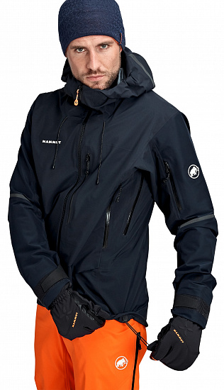 Куртка мужская Mammut Nordwand Pro HS Hooded Night - Фото 5 большая