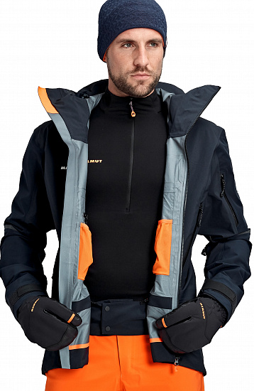 Куртка мужская Mammut Nordwand Pro HS Hooded Night - Фото 6 большая