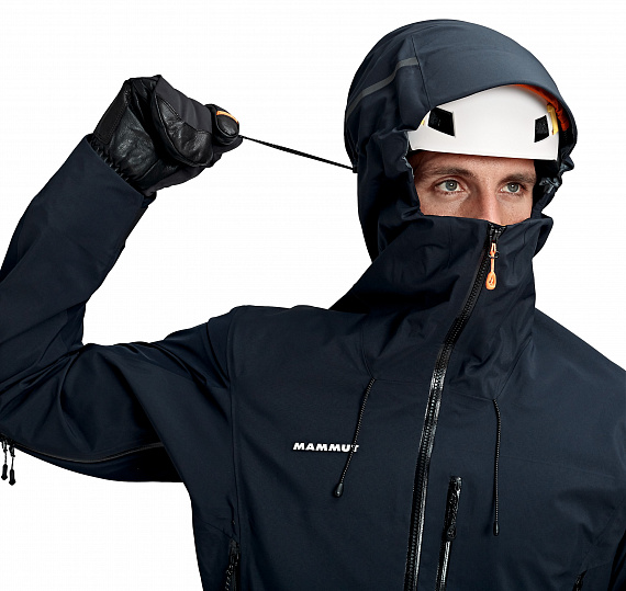 Куртка мужская Mammut Nordwand Pro HS Hooded Night - Фото 8 большая
