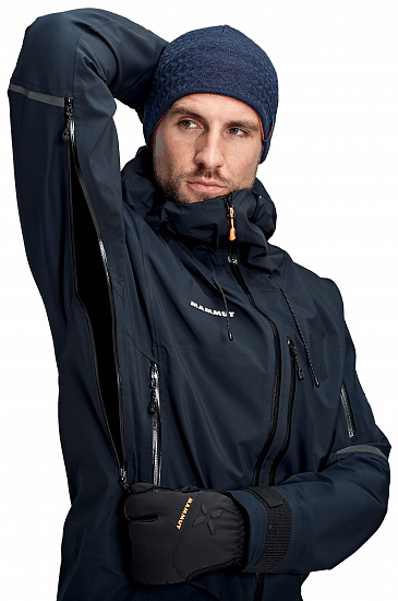 Куртка мужская Mammut Nordwand Pro HS Hooded Night - Фото 9 большая