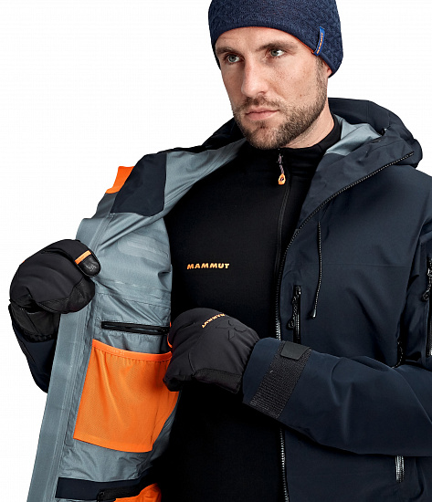 Куртка мужская Mammut Nordwand Pro HS Hooded Night - Фото 10 большая
