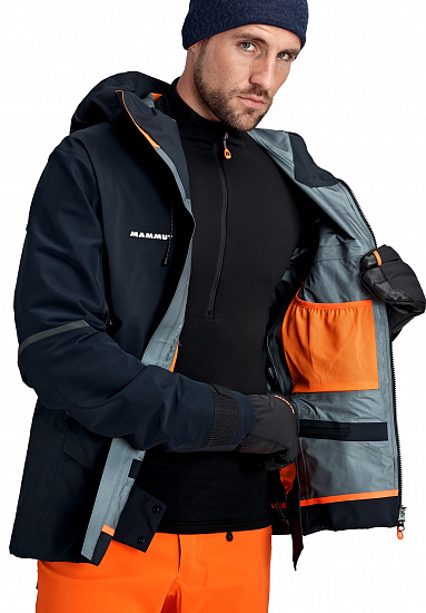 Куртка мужская Mammut Nordwand Pro HS Hooded Night - Фото 11 большая
