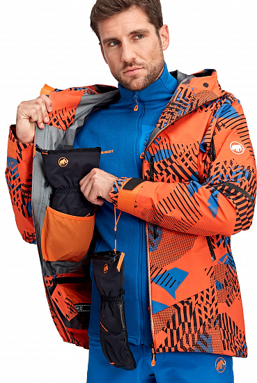 Куртка мужская Mammut Nordwand Visiflage HS Hooded Arumita - Фото 5 большая