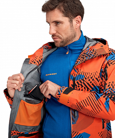 Куртка мужская Mammut Nordwand Visiflage HS Hooded Arumita - Фото 16 большая